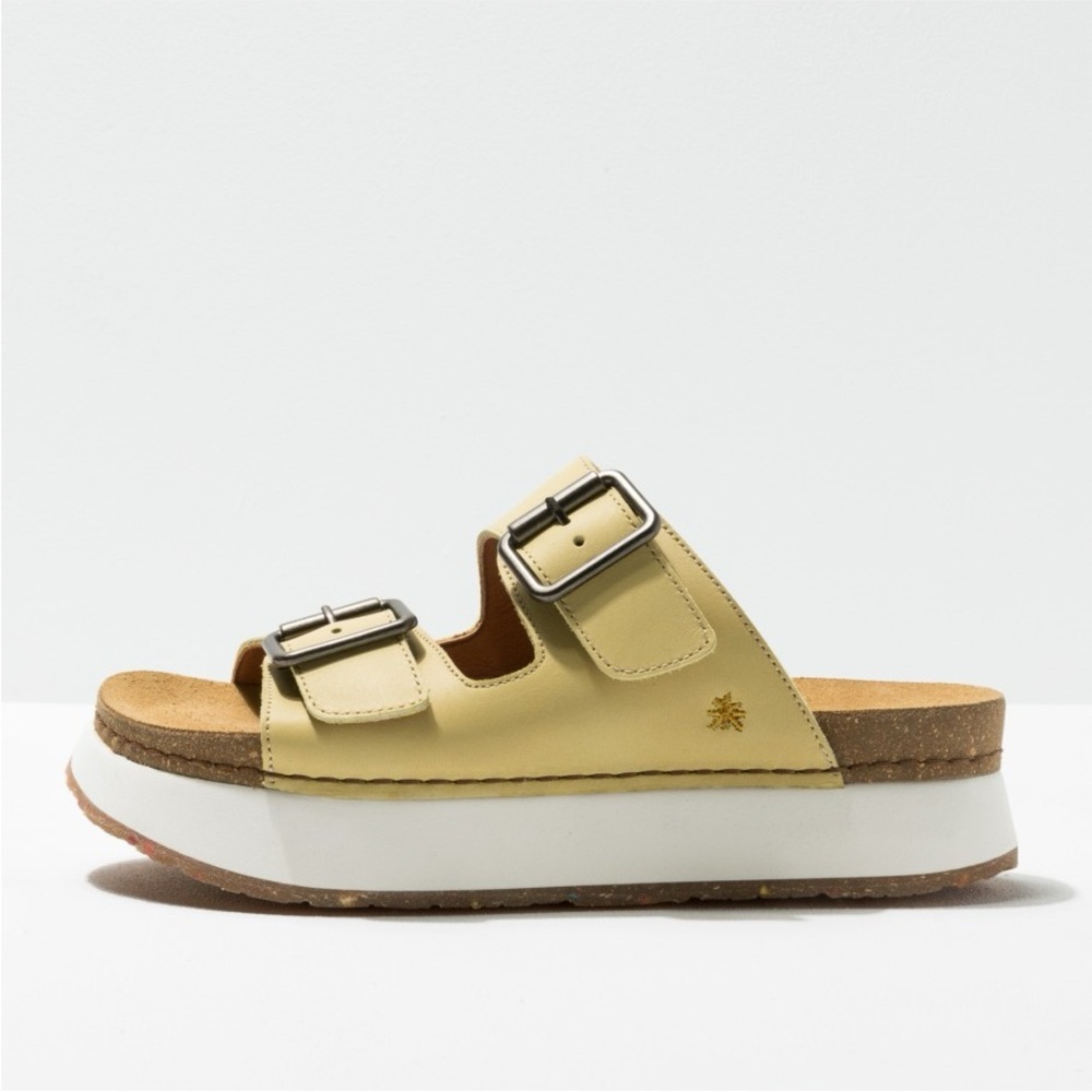 ART Yellow Platform Sandals
